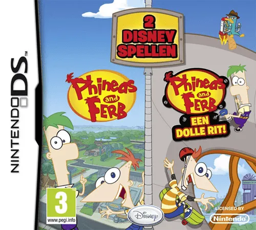 Phineas and Ferb - 2 Disney Games (Europe) (En,Fr,De,Es,It,Nl) (NDSi Enhanced)